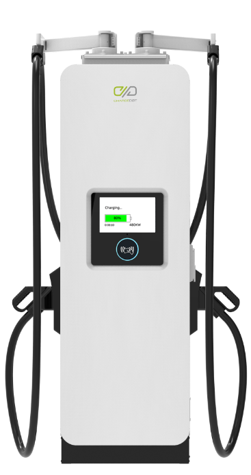 ChargeDot air-cooled dual-gun high power charging dispenser